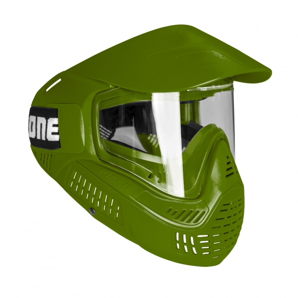 Masque Paintball One écran simple vert